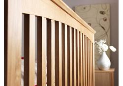3ft Single Vivaldi 100% Real Oak Wood Headboard 2